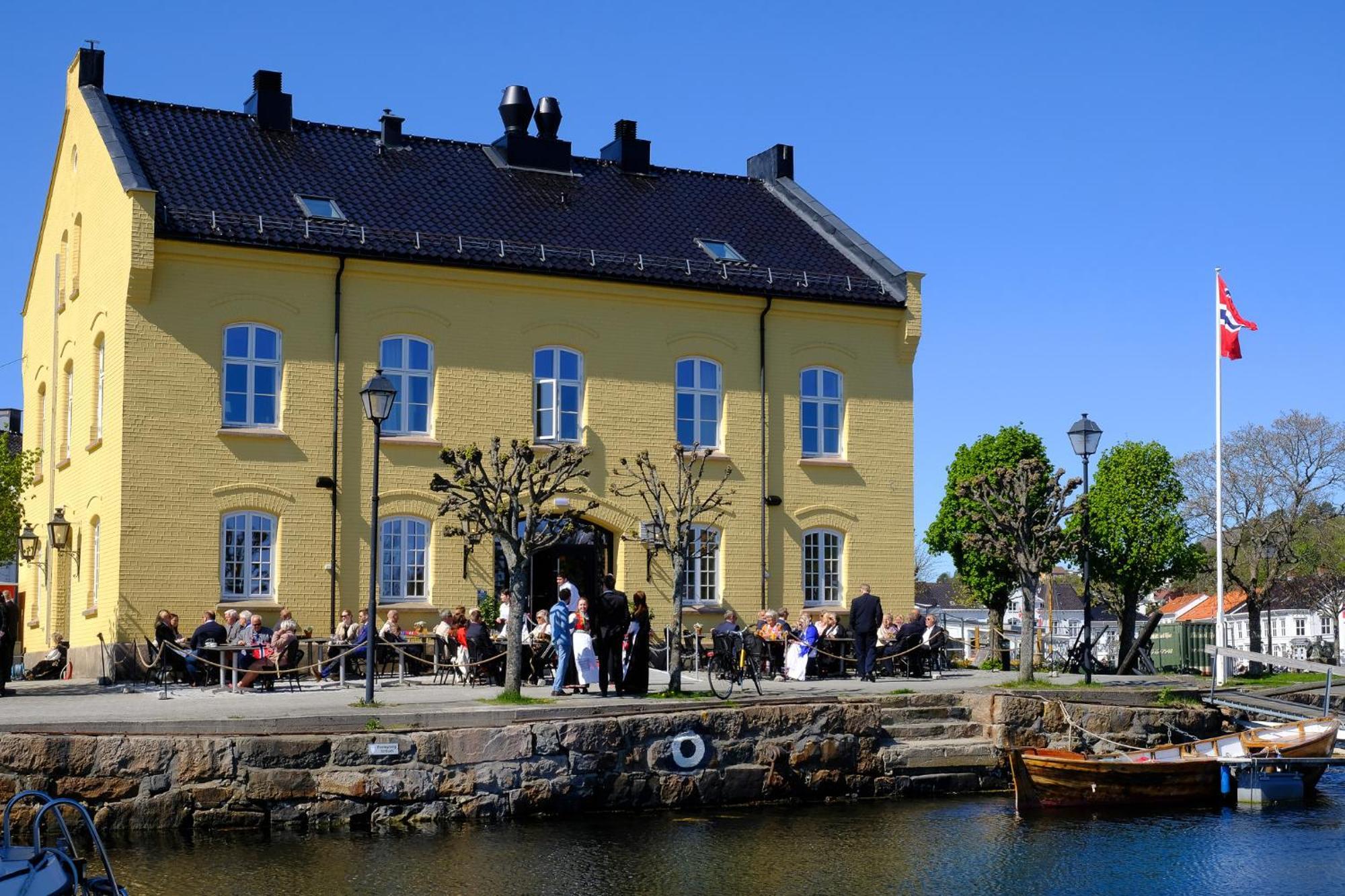Det Lille Hotel Risør Esterno foto